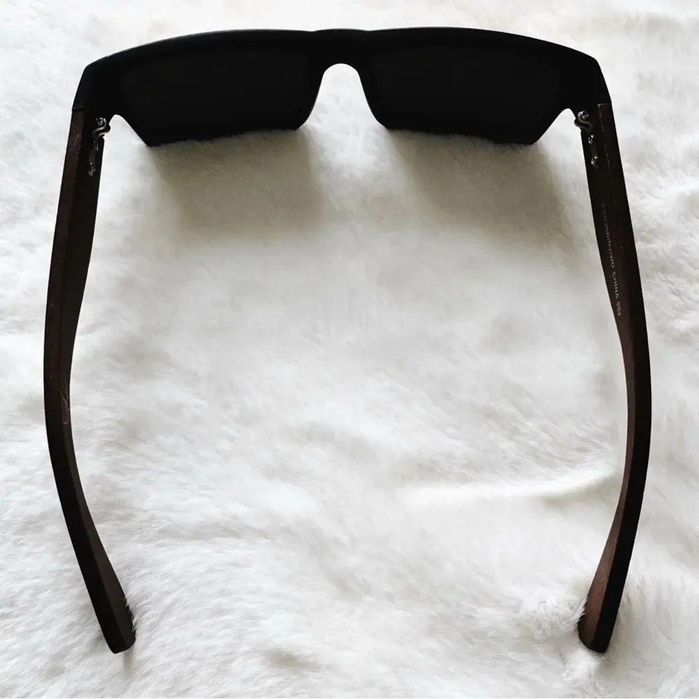 Jensen Orange & Dark Wood Sunglasses